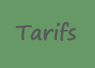 Tarifs 